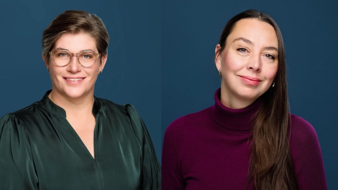 Portrett av Vibeke Kjær, spesialrådgiver ved NUBU (t.v.) og Ragnhild Bjørknes, forsker ved NUBU (t.h.) skal 