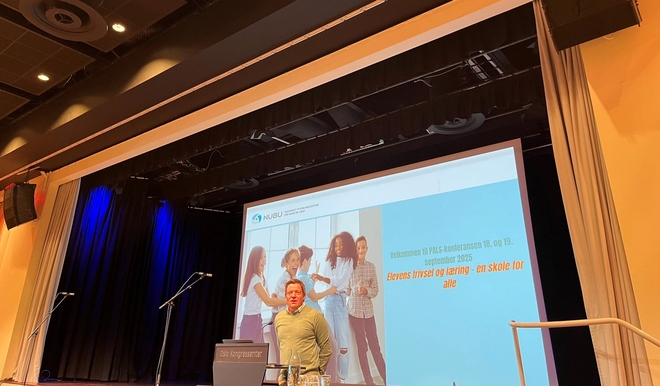 Frode Heiestad på åpningen av PALS-konferansen 2025