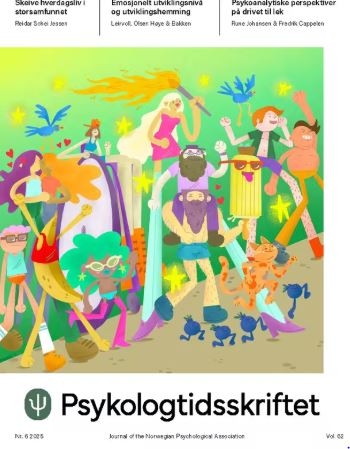 Forside Psykologtidsskriftet utg. 6, 2025.