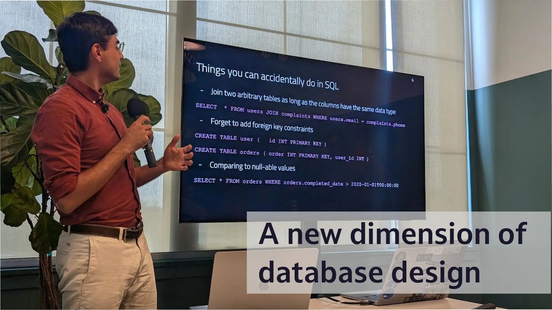 A new dimension of database design