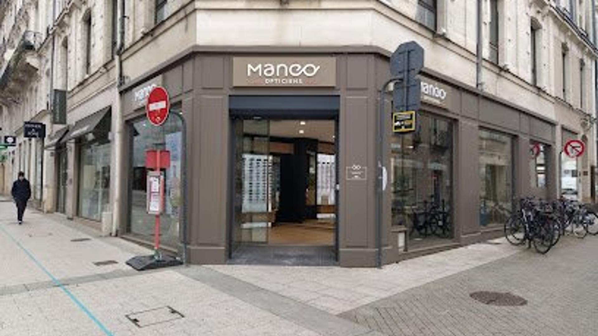 Façade de la boutique MANÉO Angers, opticien indépendant à Angers