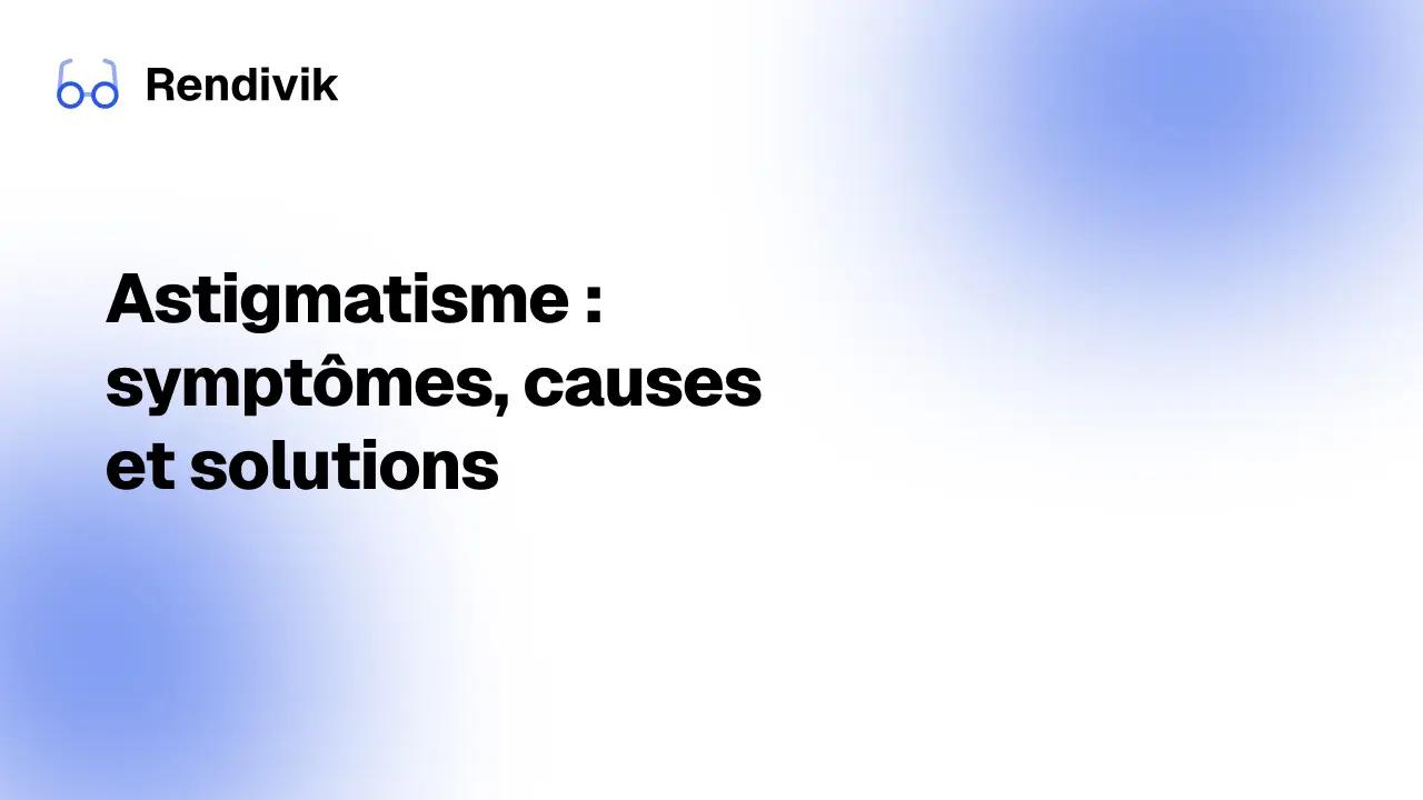 Lunettes posées près d’un tableau de test de vision pour l’astigmatisme