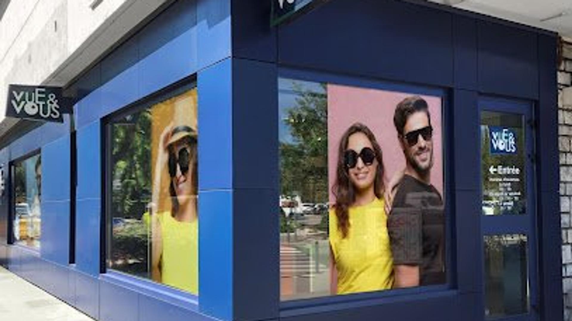 Façade de la boutique Vue & Vous Opticien, opticien indépendant à Grenoble