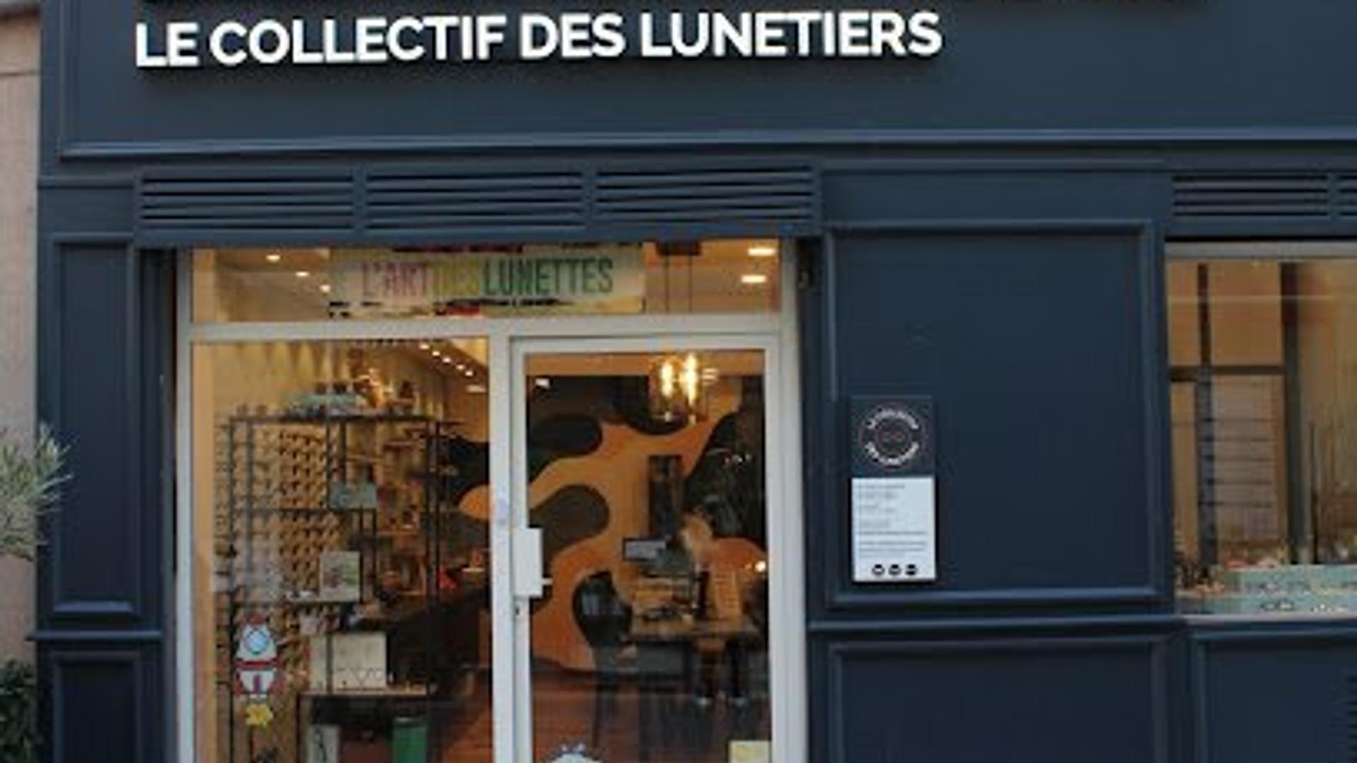 Façade de la boutique Le Collectif des Lunetiers, opticien indépendant à Marseille