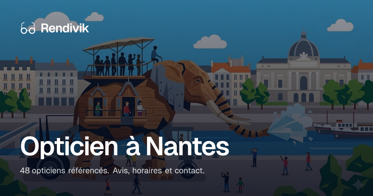 Illustration Rendivik des opticiens à Nantes