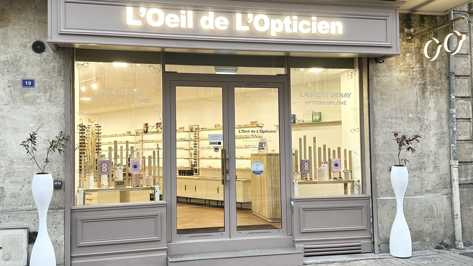 Boutique L'Oeil de l'Opticien à Bordeaux centre