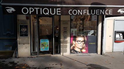 Façade de la boutique Optique Confluence, opticien indépendant à Lyon