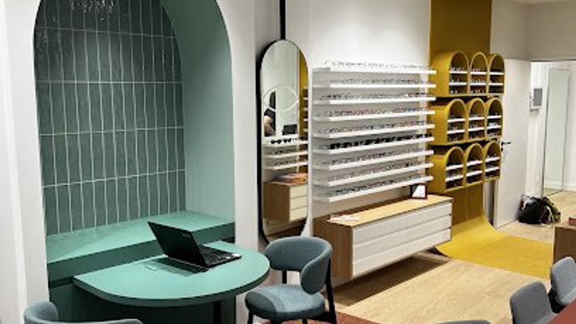 Façade de la boutique Opticiens Contemporains Angers, opticien indépendant à Angers