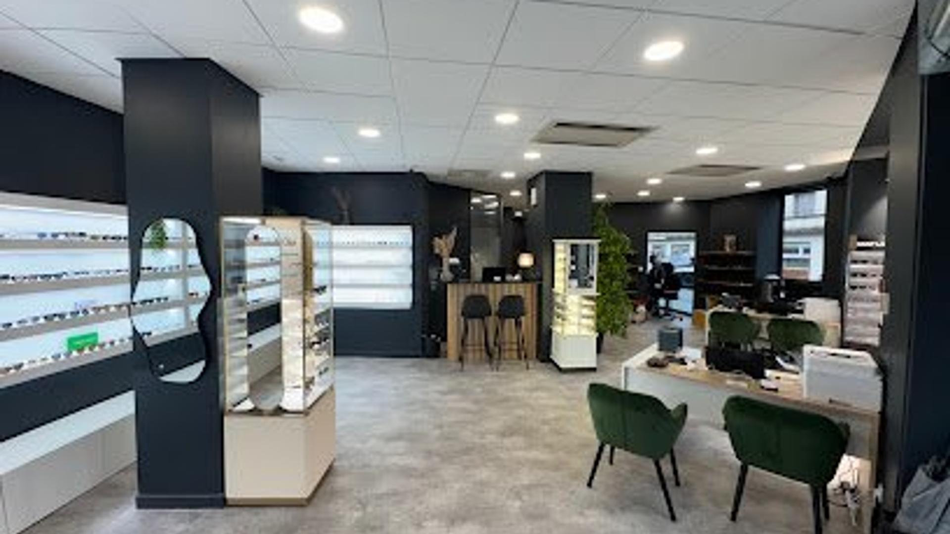 Façade de la boutique Essentiel Regard Opticien, opticien indépendant à Grenoble