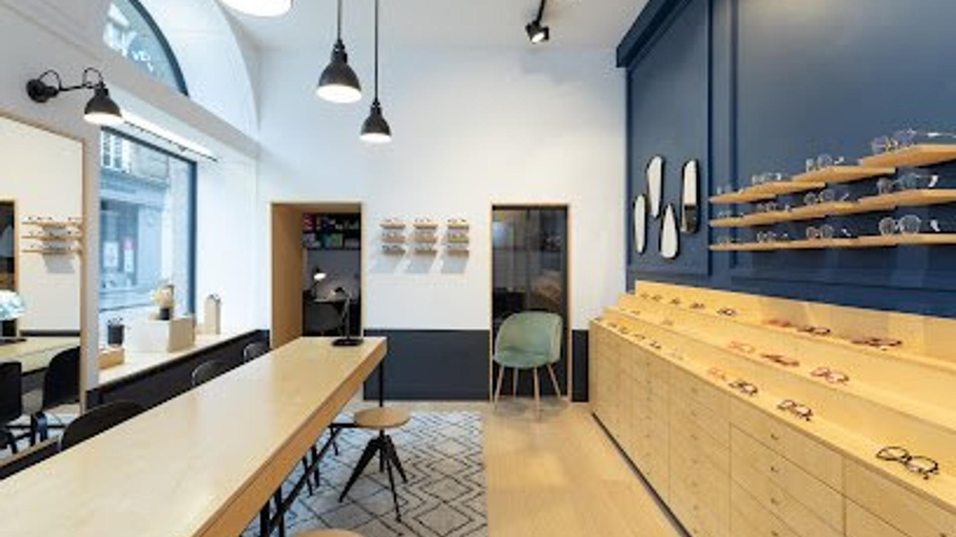 Façade de la boutique Optique Venez Voir, opticien indépendant à Rennes