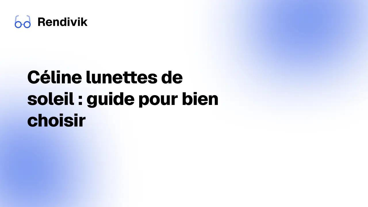 Miniature Céline lunettes de soleil