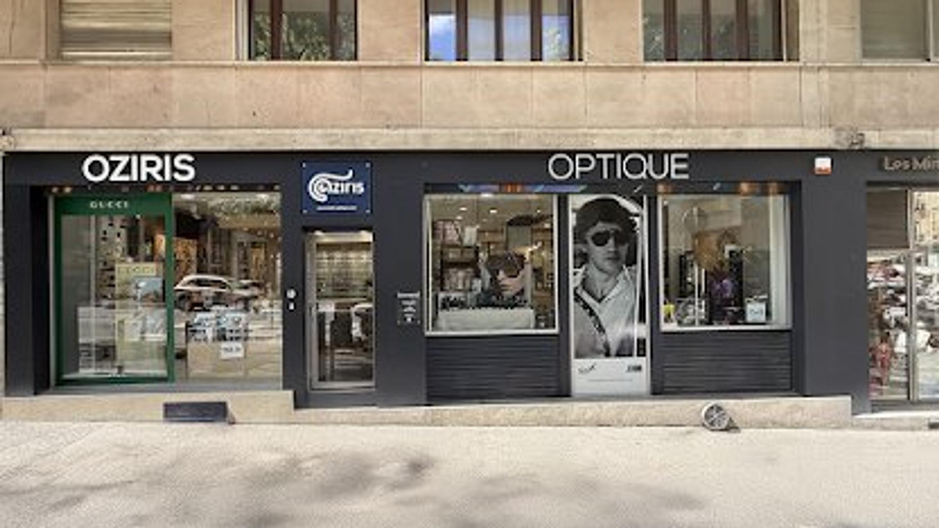 Façade de la boutique Oziris Optique Corderie, opticien indépendant à Marseille