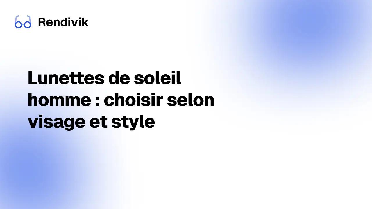 Lunettes de soleil homme posées sur une table chez un opticien