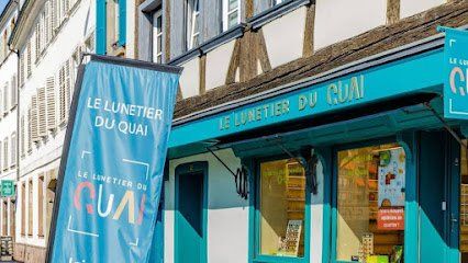 Façade de la boutique Le Lunetier du Quai, opticien indépendant à Strasbourg