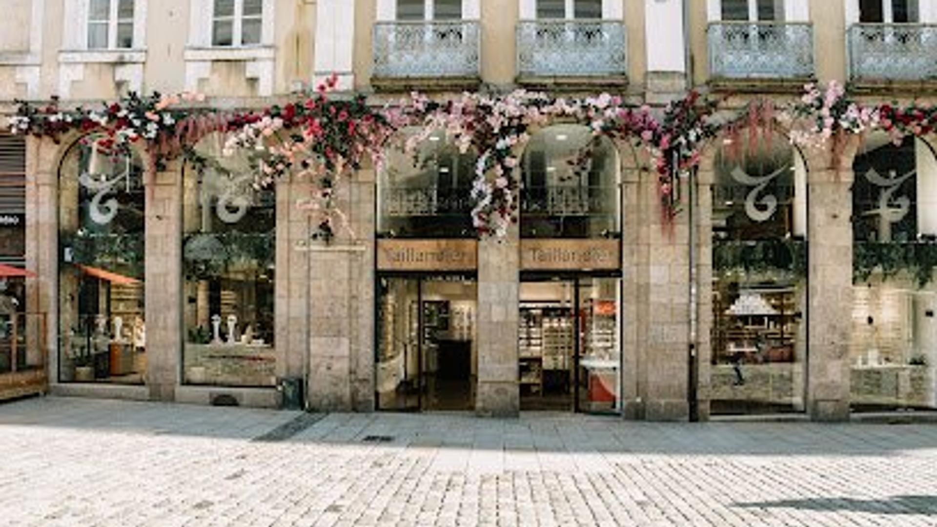 Façade de la boutique Optique Taillandier, opticien indépendant à Rennes