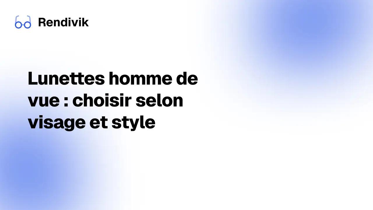 Montures de lunettes homme de vue sur une table d'opticien