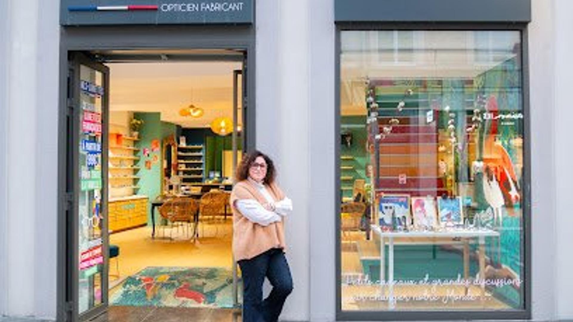 Façade de la boutique KLS-Lunettes Opticien Fabricant Croix-Rousse, opticien indépendant à Lyon