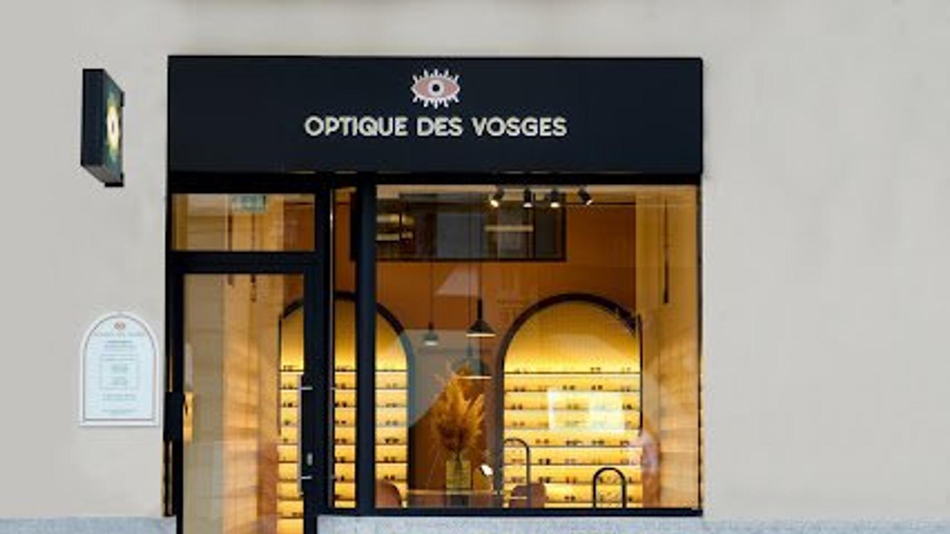 Façade de la boutique Optique Des Vosges, opticien indépendant à Strasbourg
