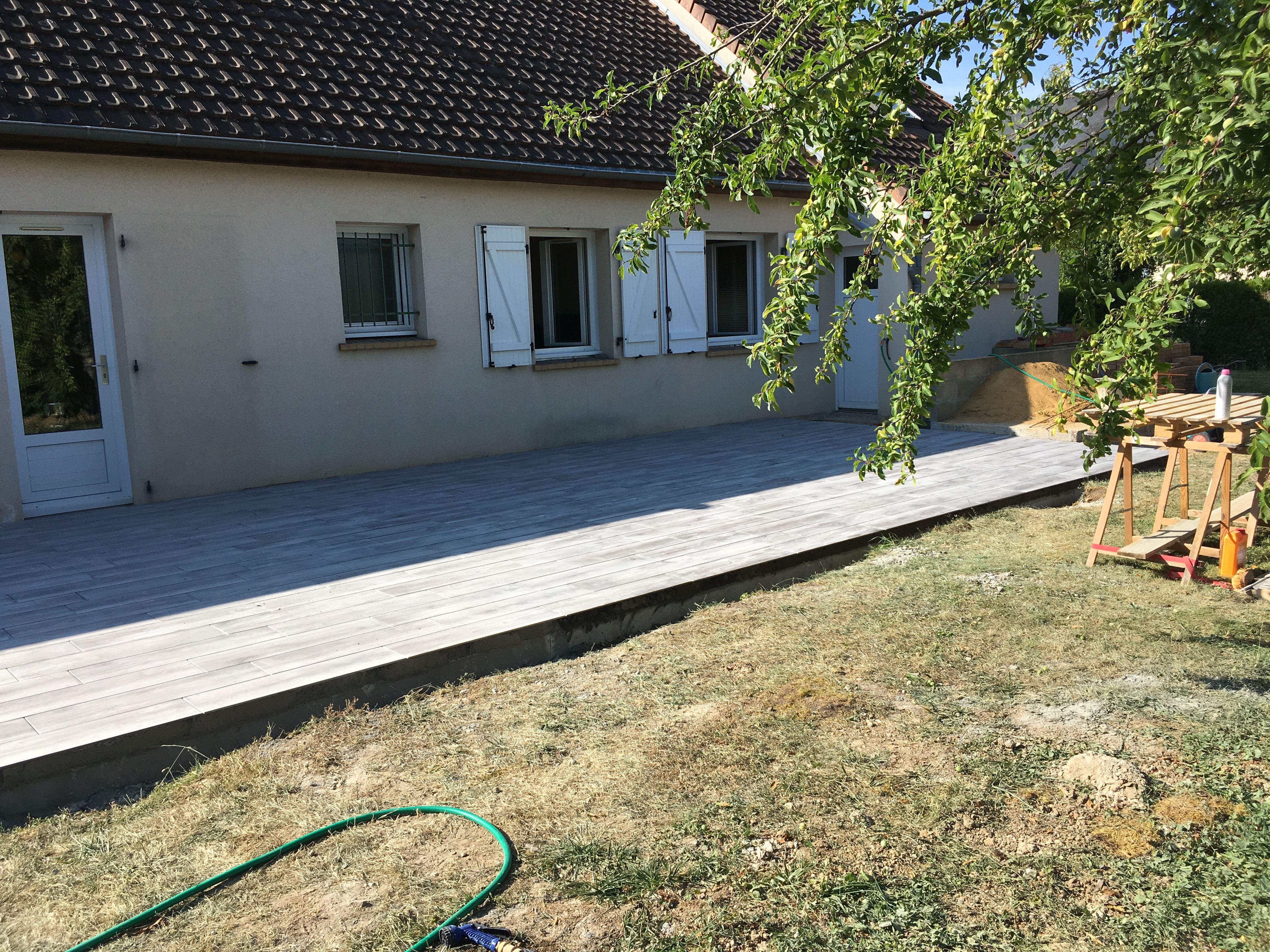 Pose de terrasse en grès cérame à Pruillé-le-Chétif - 3 sur 13