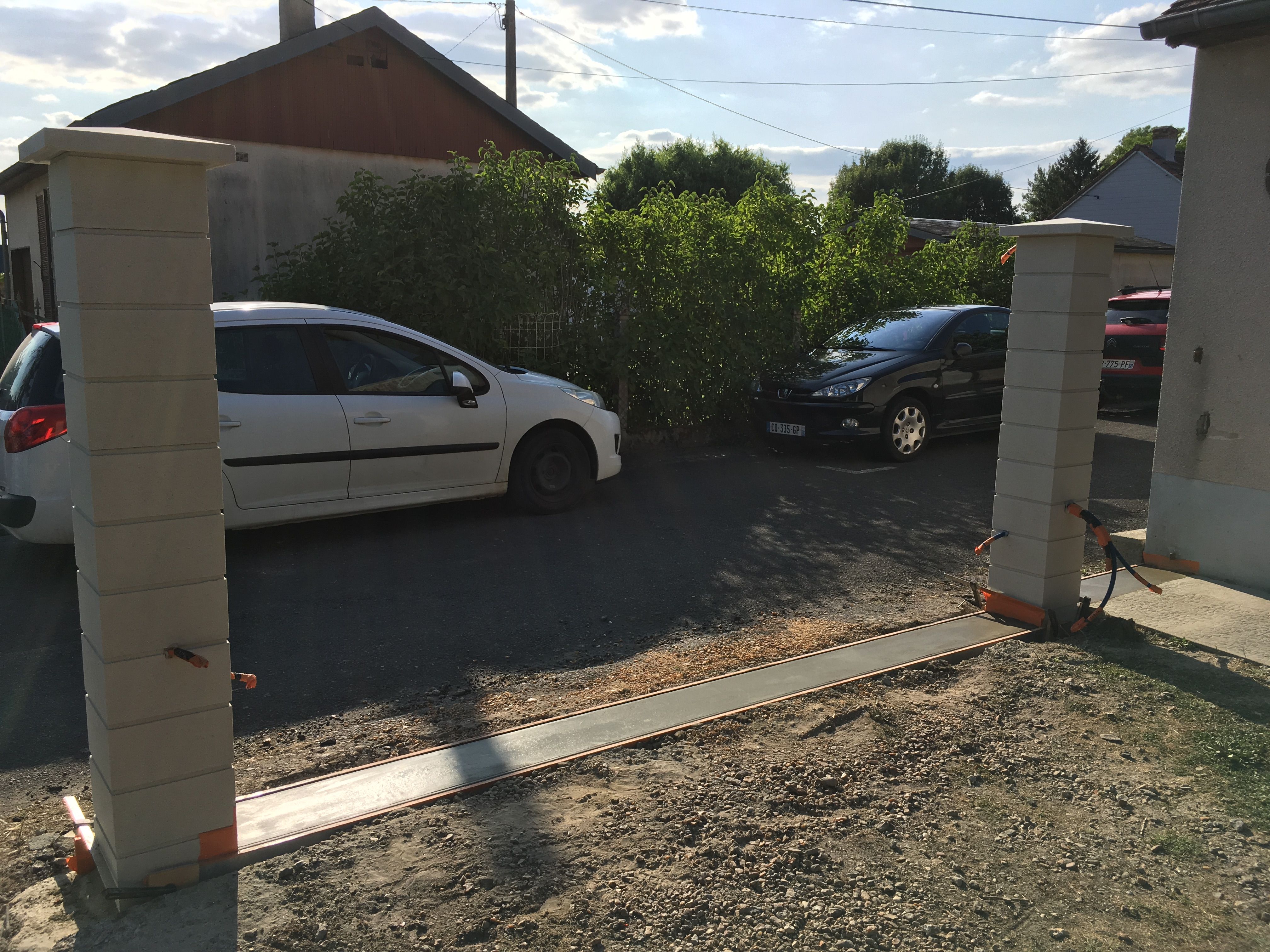 Habillage d'un escalier en grès cérame effet bois à Mayet - 9 sur 13