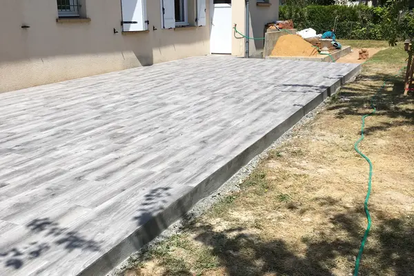 Pose de terrasse en grès cérame à Pruillé-le-Chétif Pose de terrasse en grès cérame à Pruillé-le-Chétif - 11 sur 13