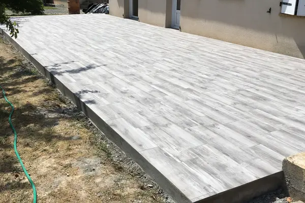 Pose de terrasse en grès cérame à Pruillé-le-Chétif Pose de terrasse en grès cérame à Pruillé-le-Chétif - 12 sur 13