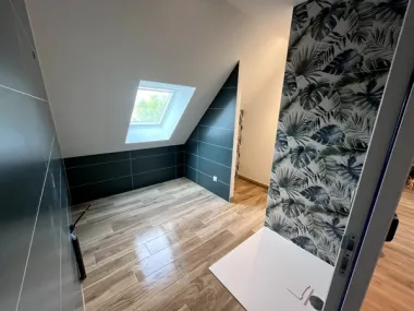 Rénovation de salle de bain moderne en Sarthe — Salle de bain en Sarthe