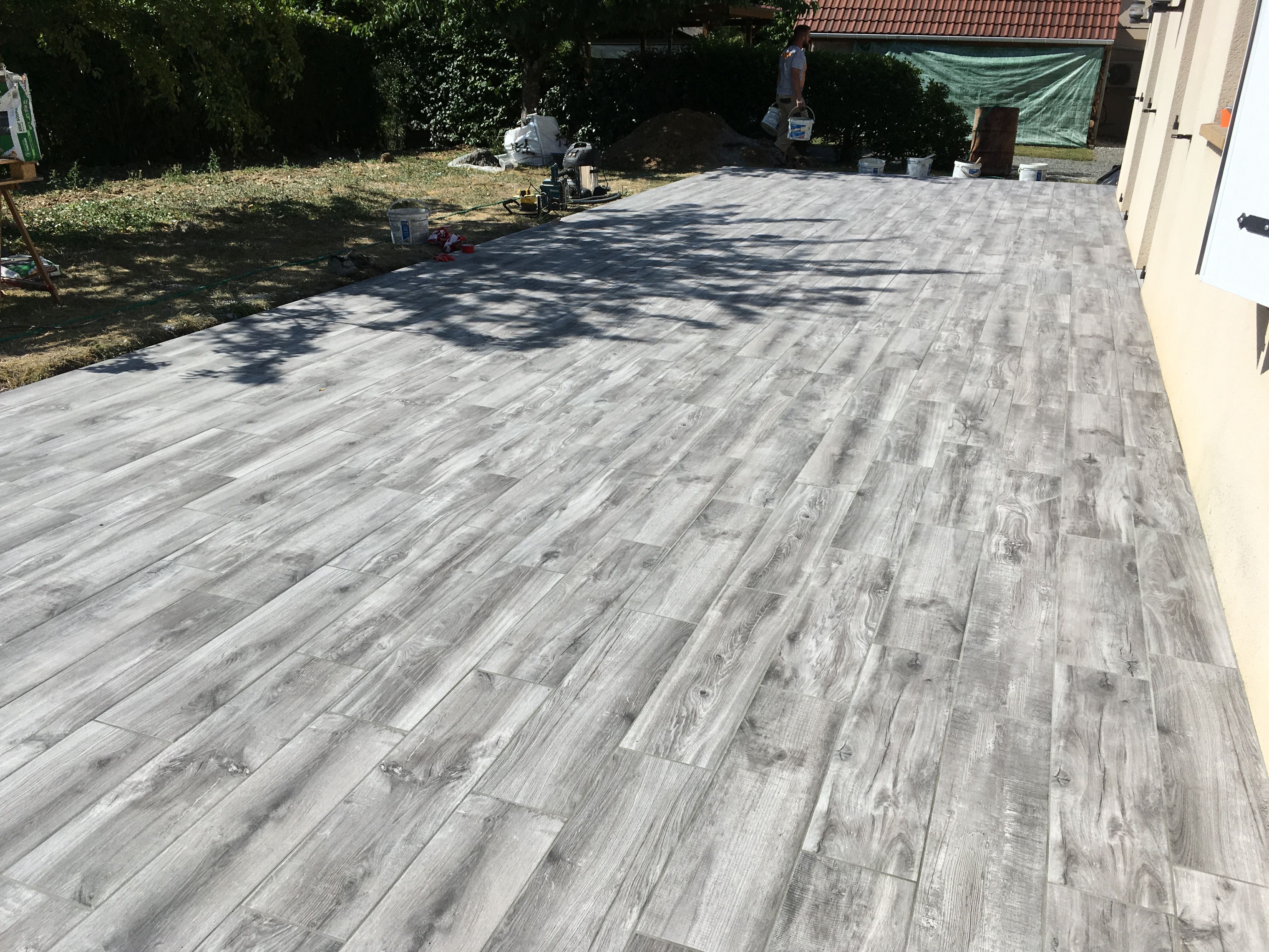 Pose de terrasse en grès cérame à Pruillé-le-Chétif - 7 sur 13