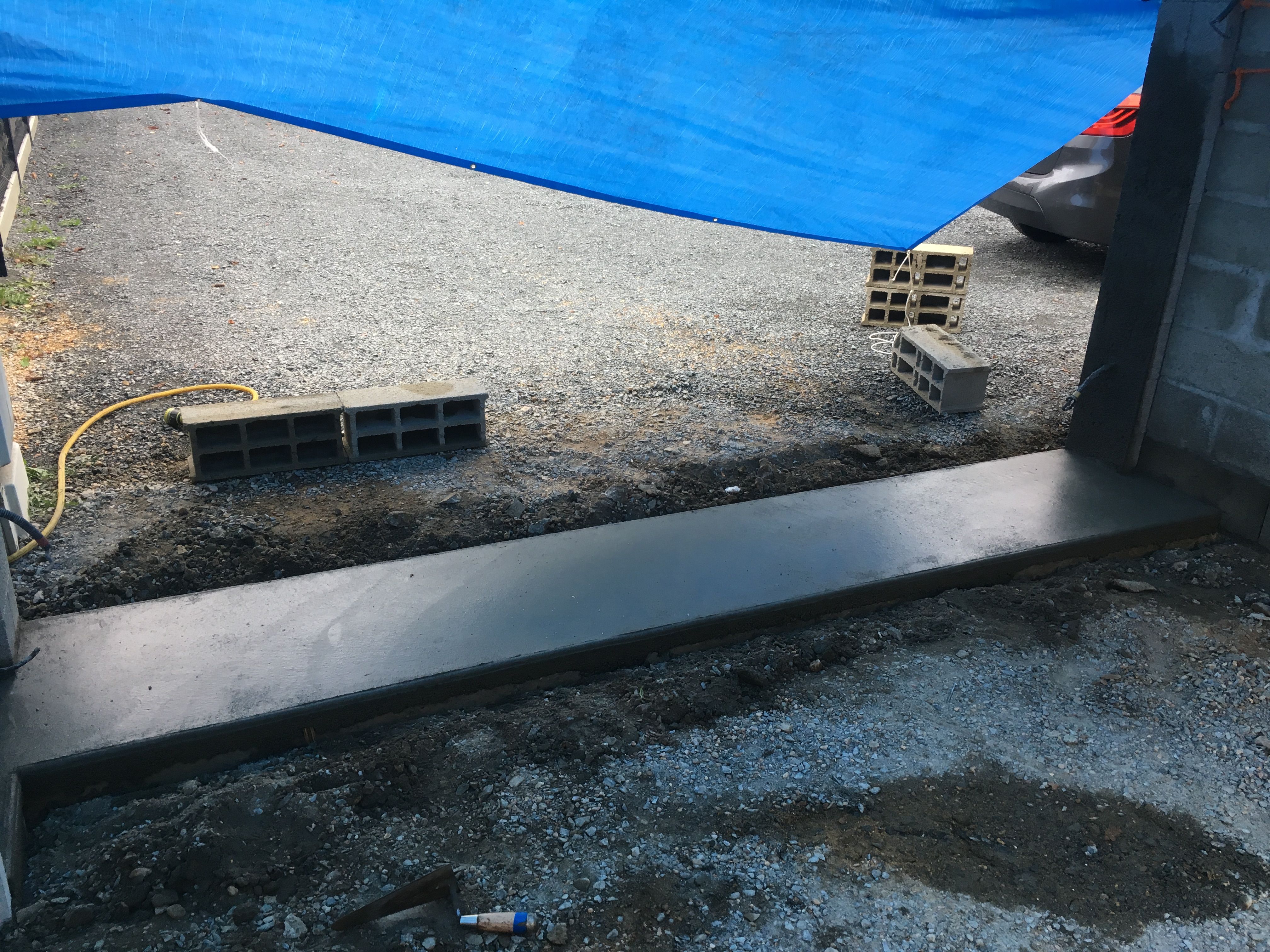 Préparation de terrasse extérieure à La Trugalle - 3 sur 5