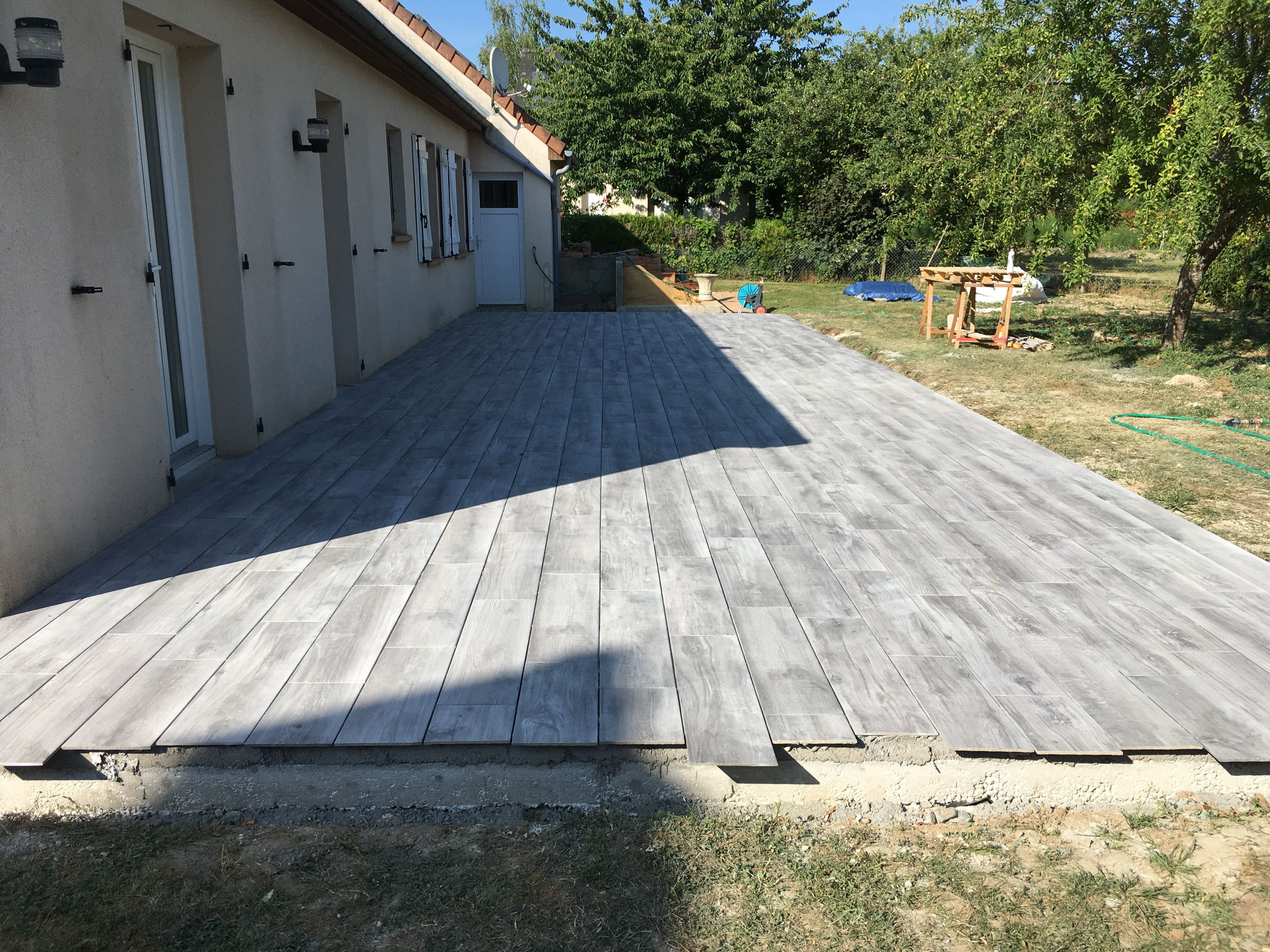 Pose de terrasse en grès cérame à Pruillé-le-Chétif - 2 sur 13