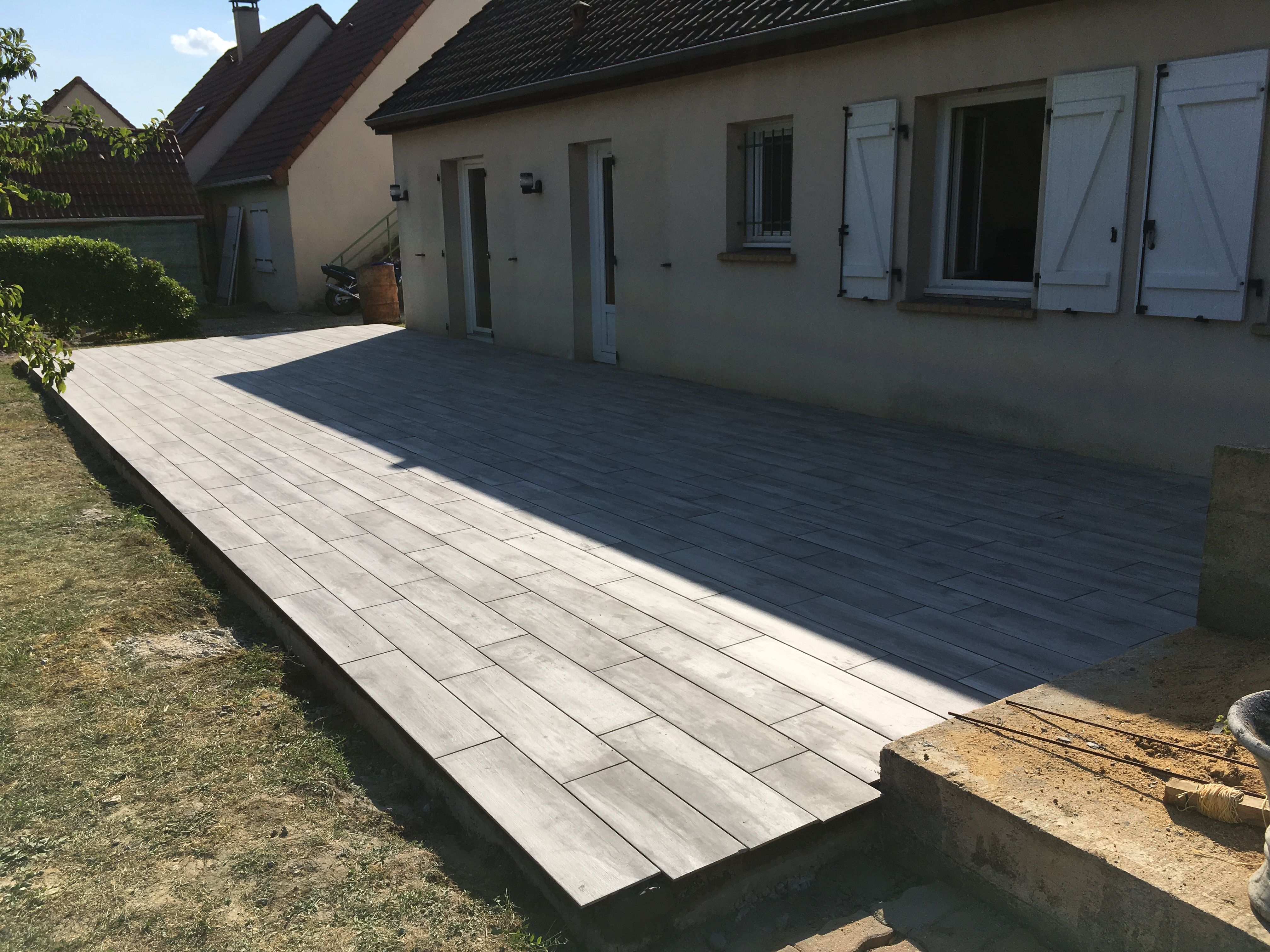 Pose de terrasse en grès cérame à Pruillé-le-Chétif - 5 sur 13