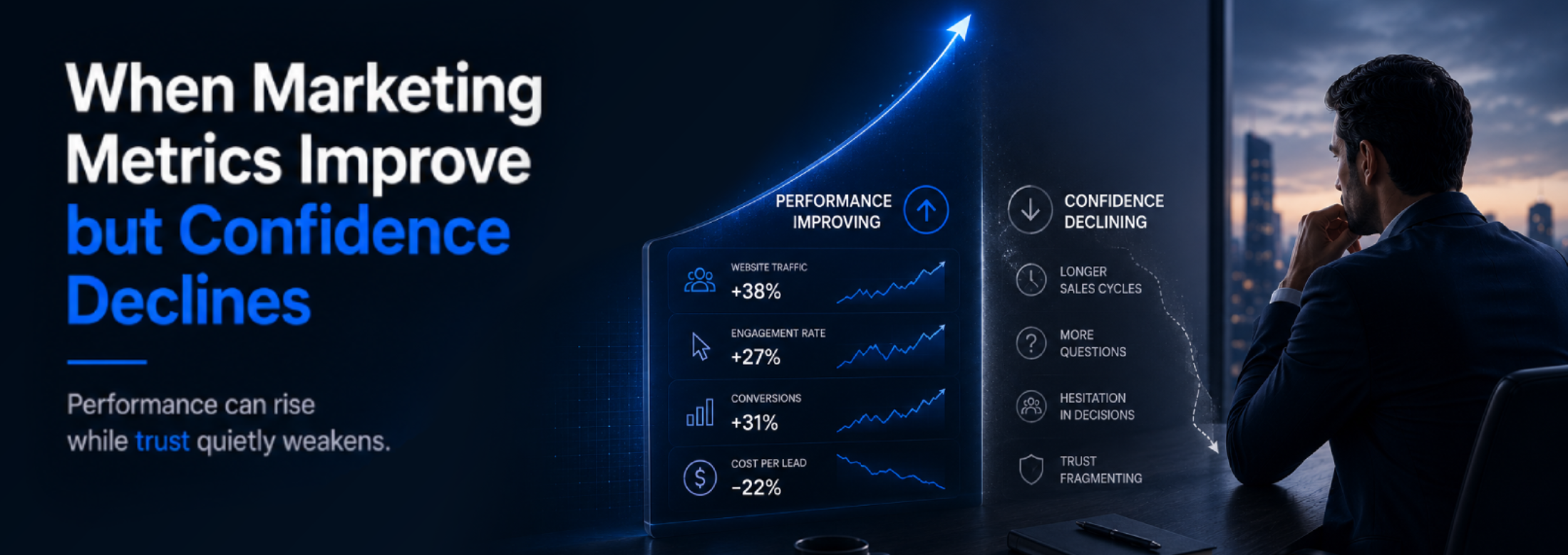 When Marketing Metrics Improve but Confidence Declines