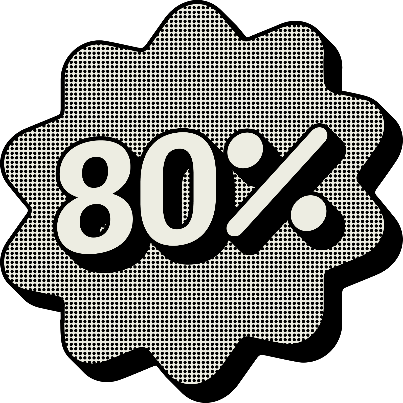 80% illustration