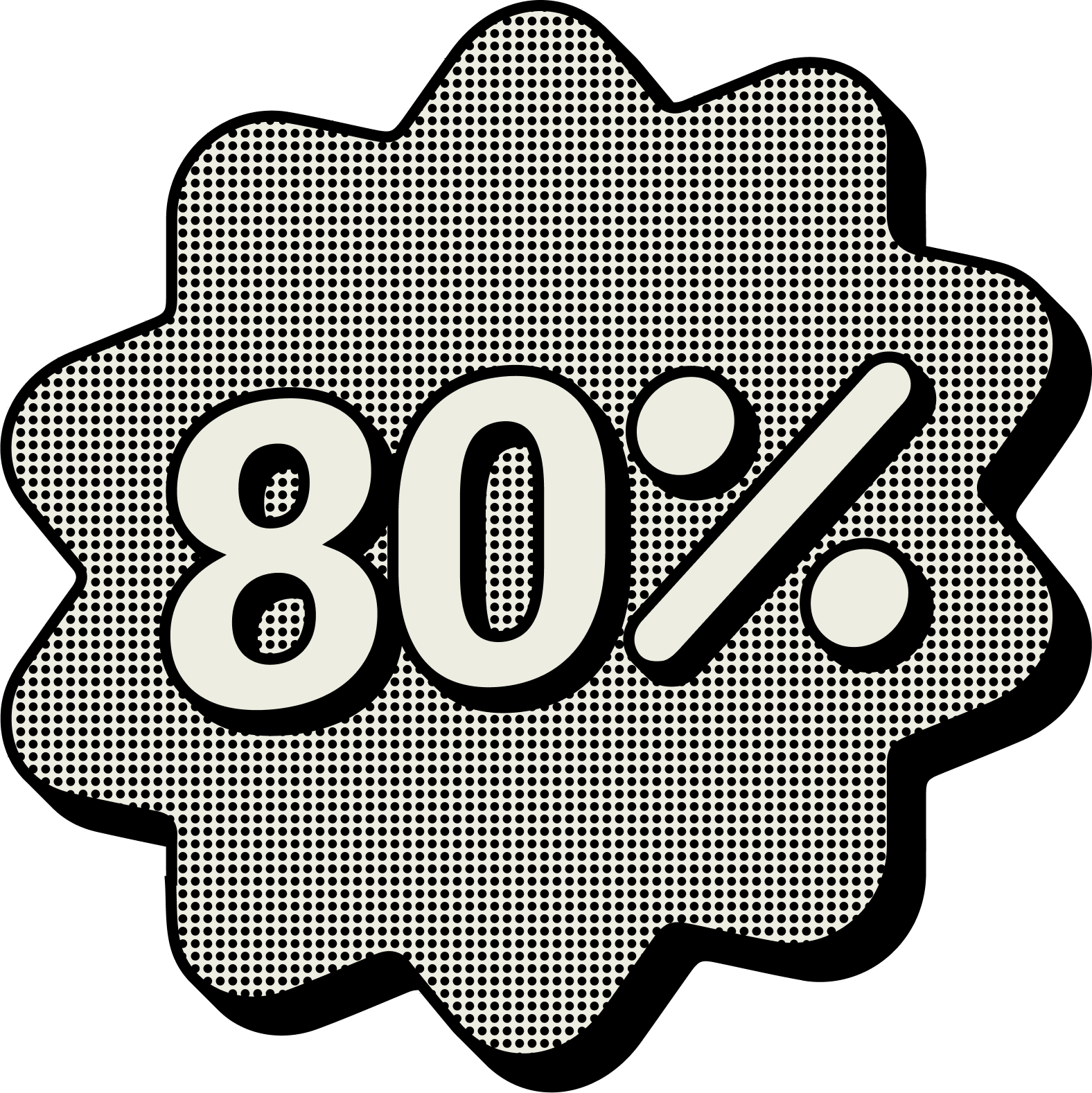 80% illustration