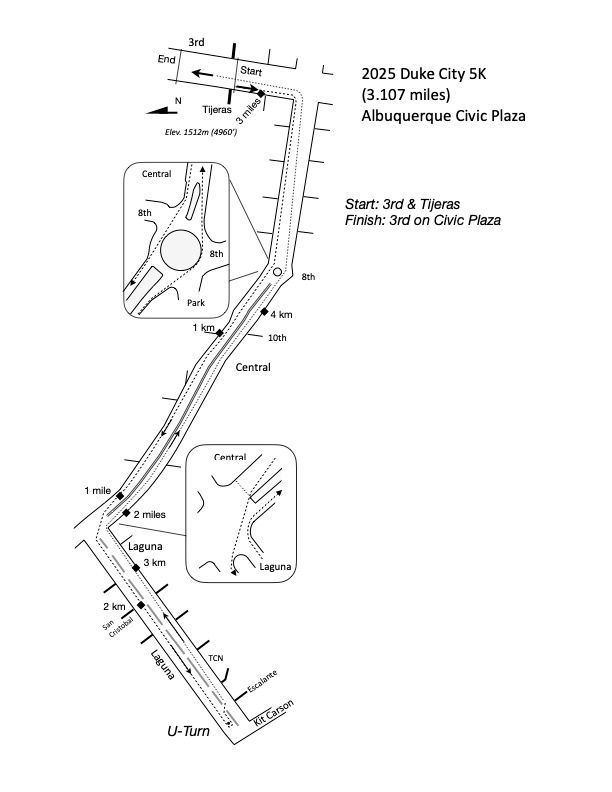 5K Course Map