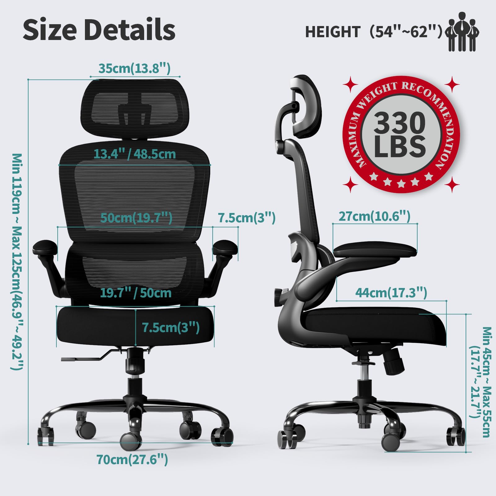 TRALT Office Chair Ergonomic Desk Chair - View 2