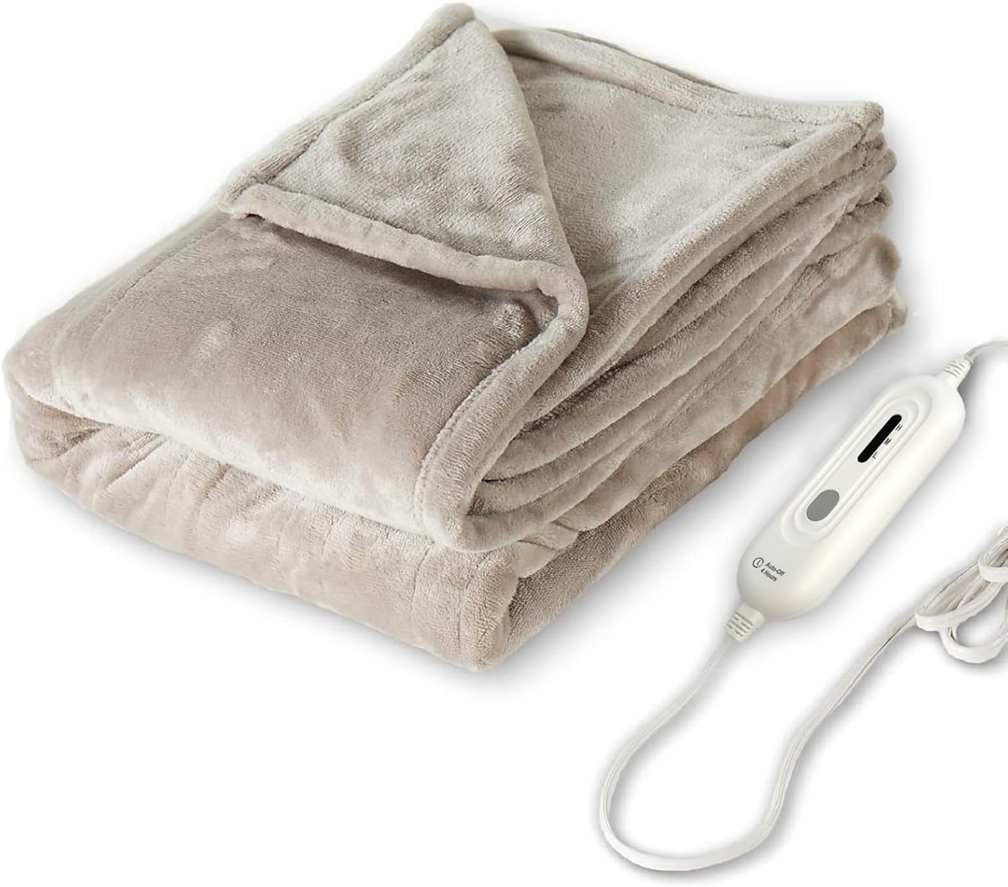 Tefici Micro Flannel Dual Controller Electric Blanket