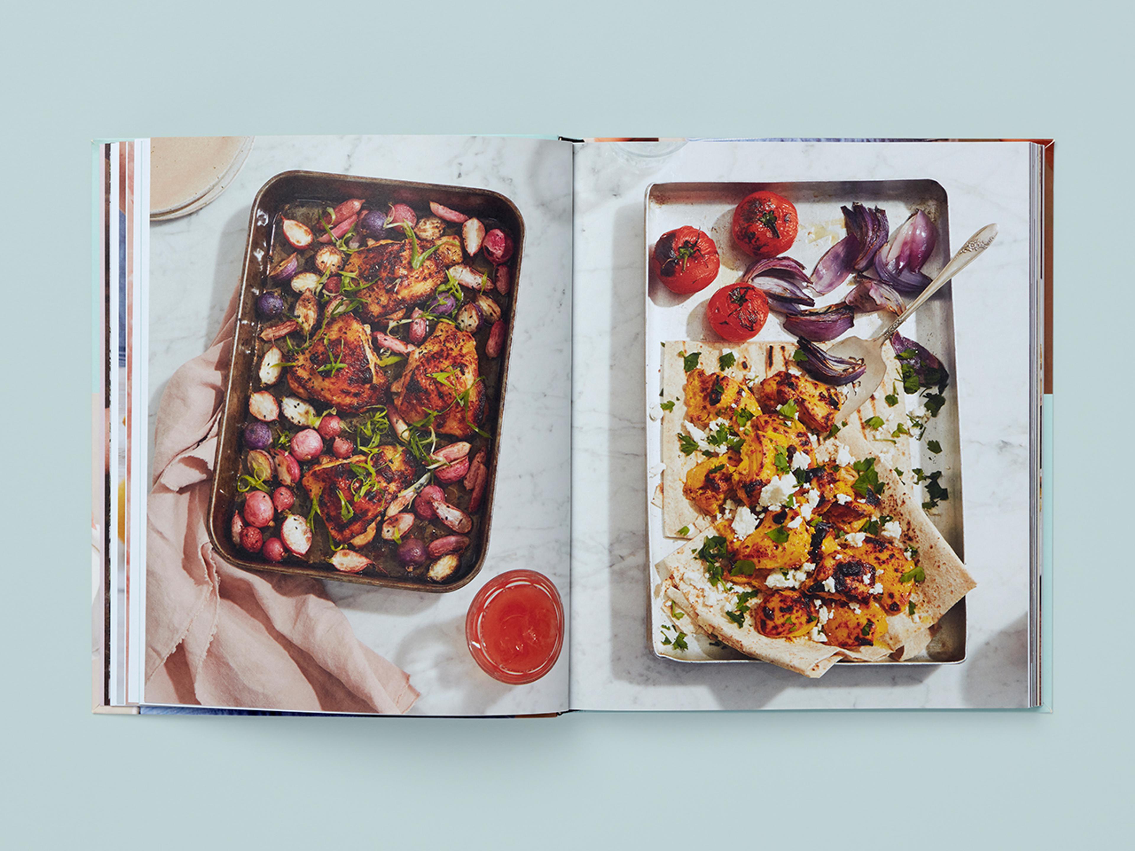Open spread of the book Keeping It Simple.