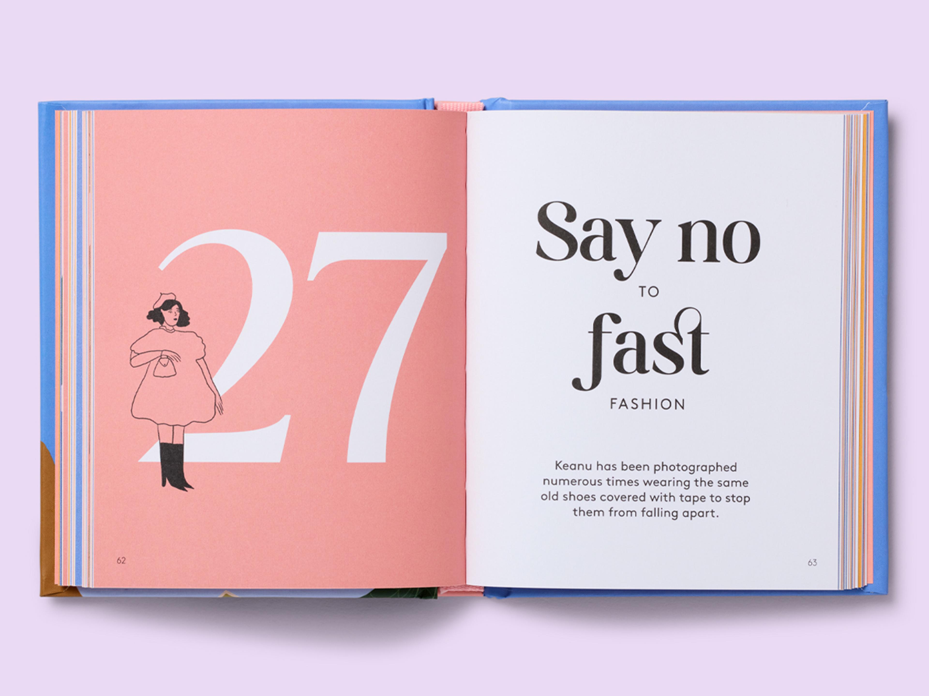 Open spread from 50 Guides Series, featuring bold typography.