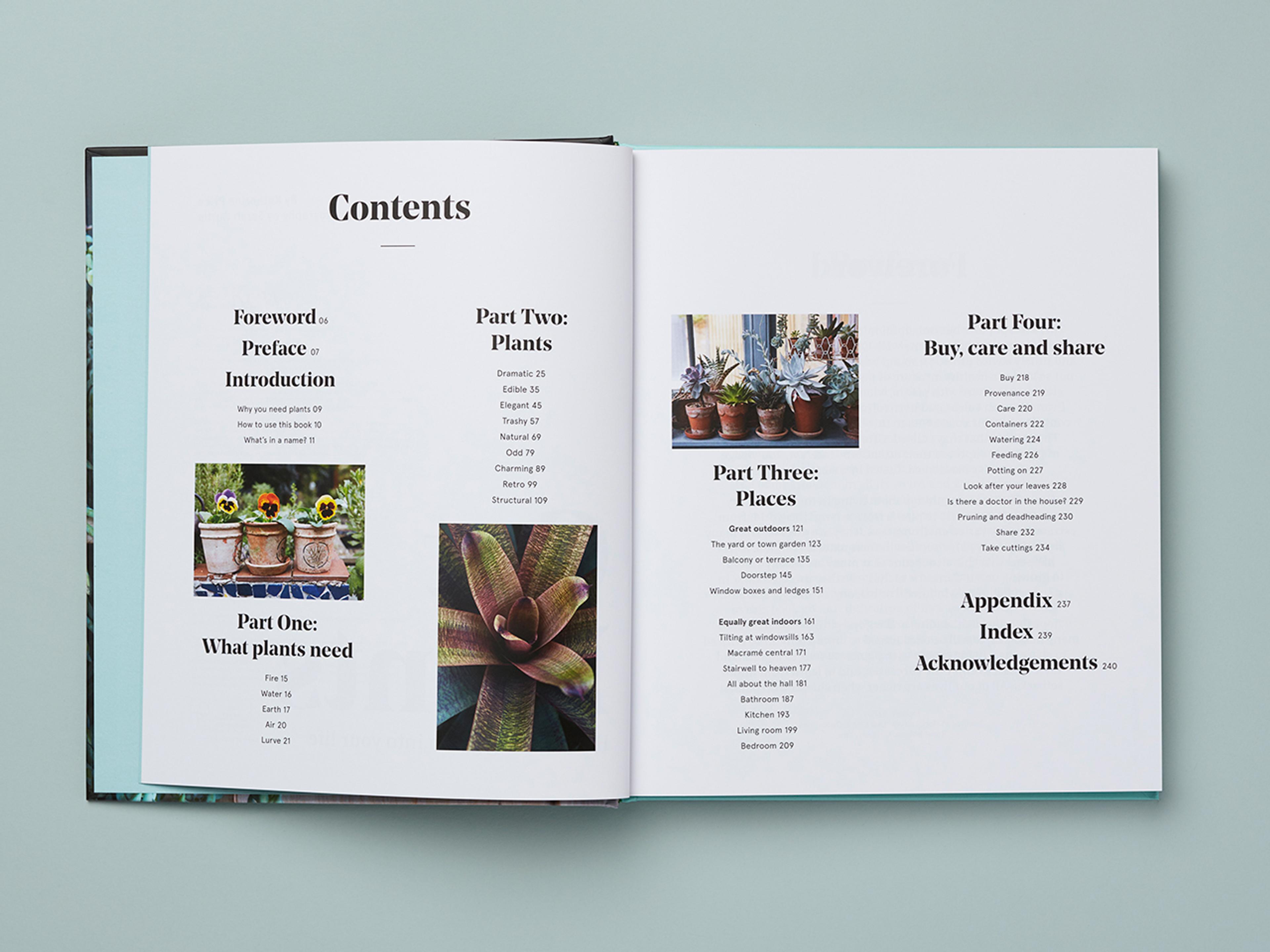 Open spread of Get Plants.