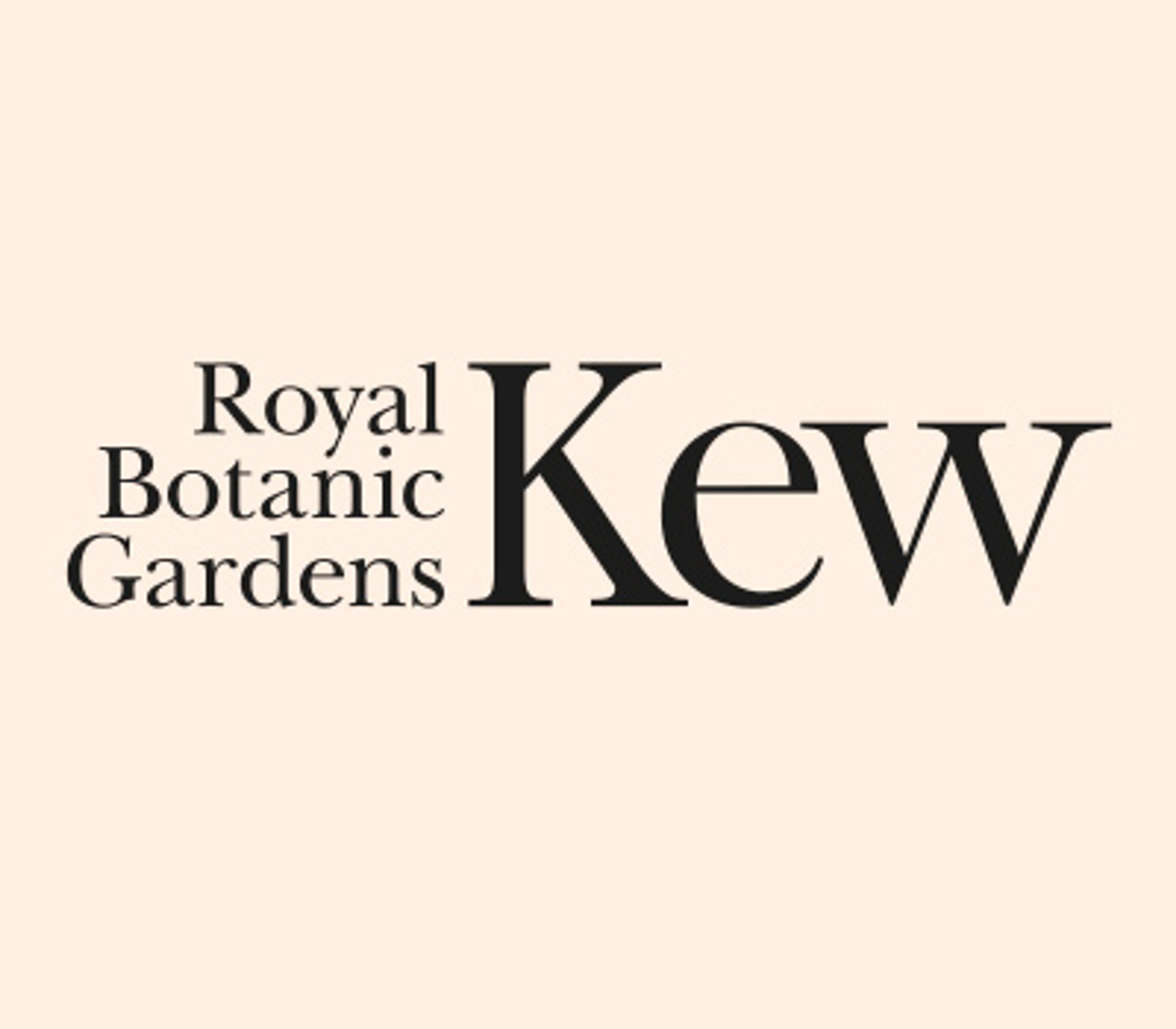 Logo of Royal Botanic Gardens Kew.