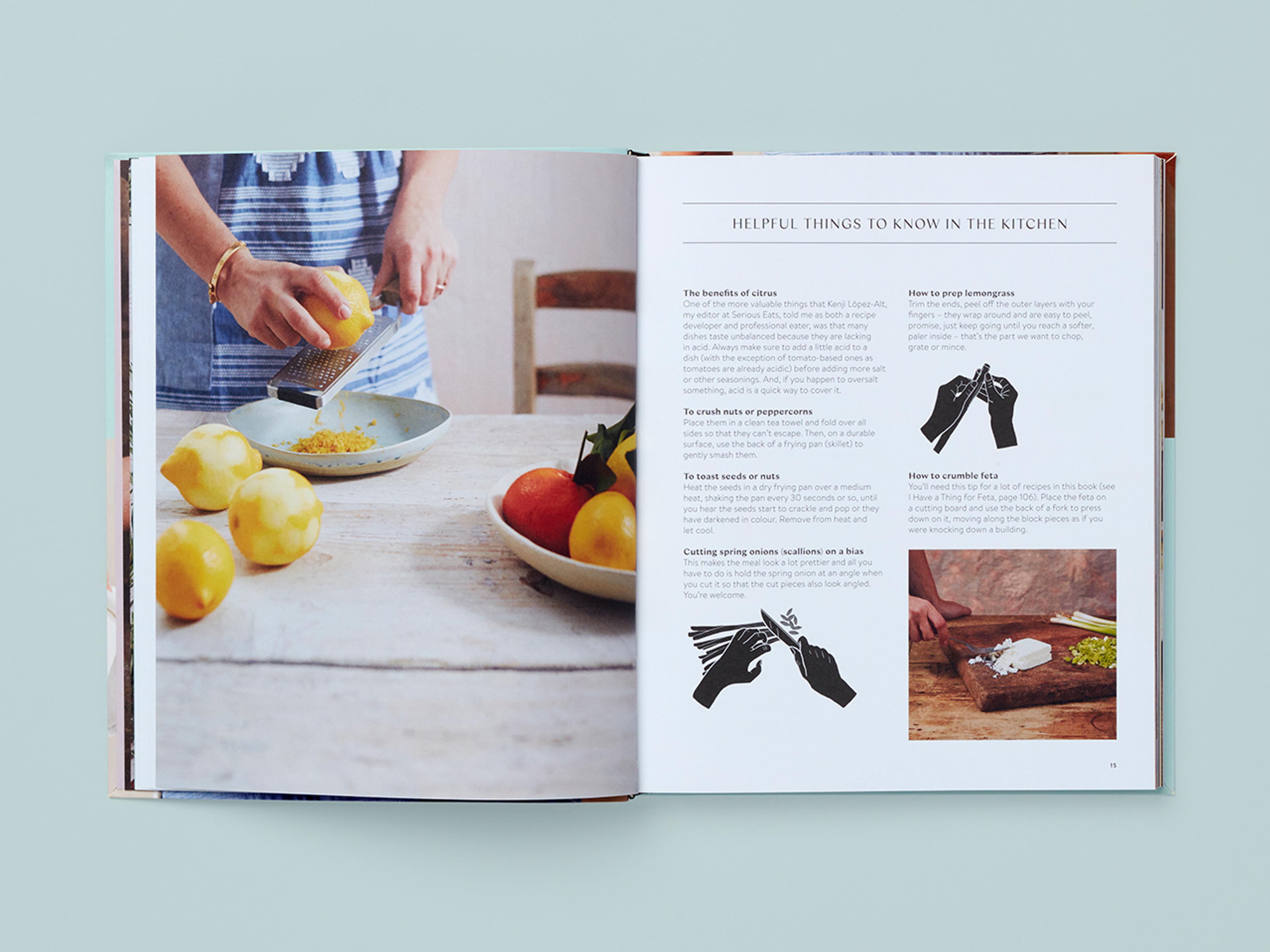 Open spread of the book Keeping It Simple.