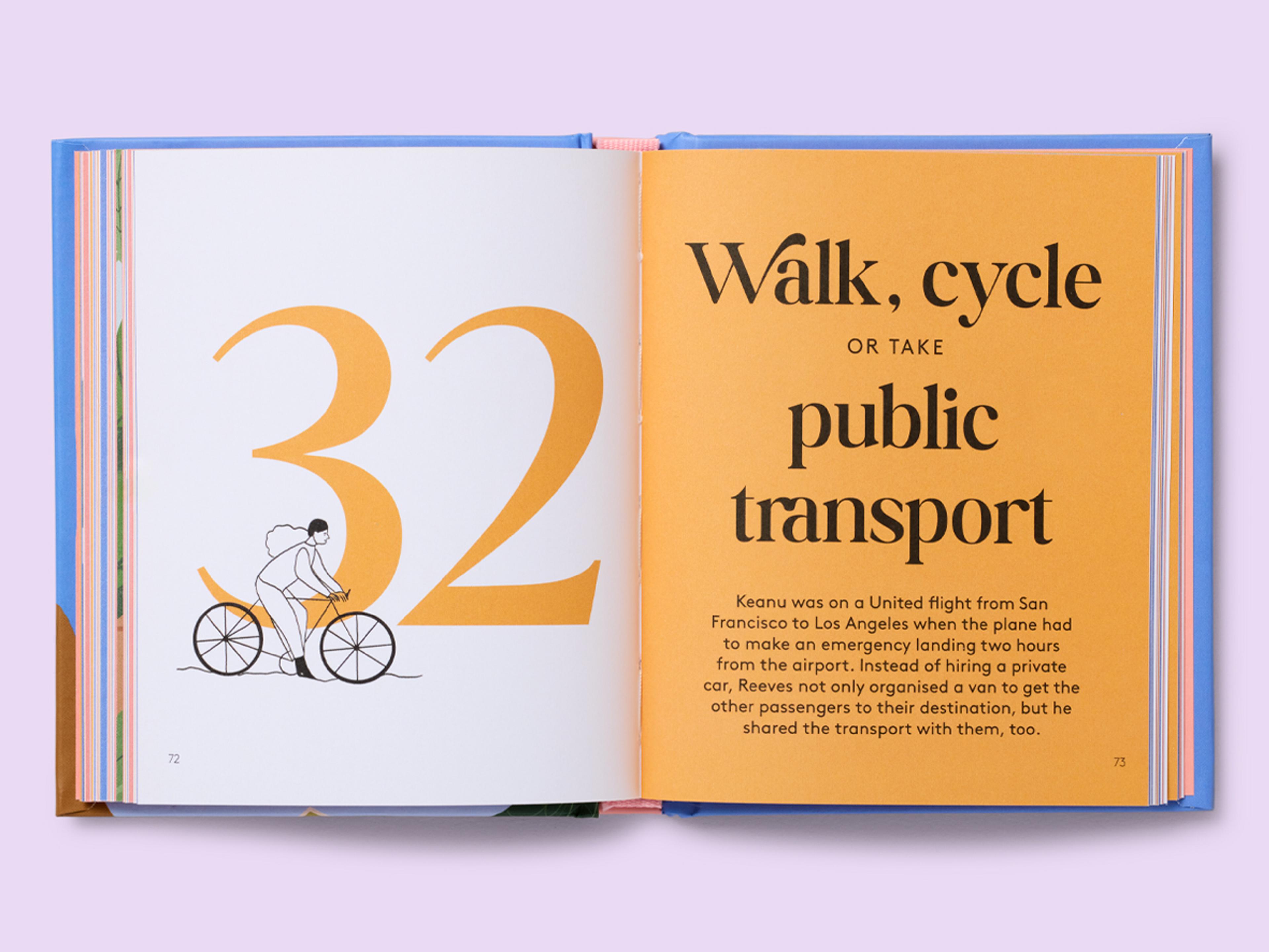 Open spread from 50 Guides Series, featuring bold typography.