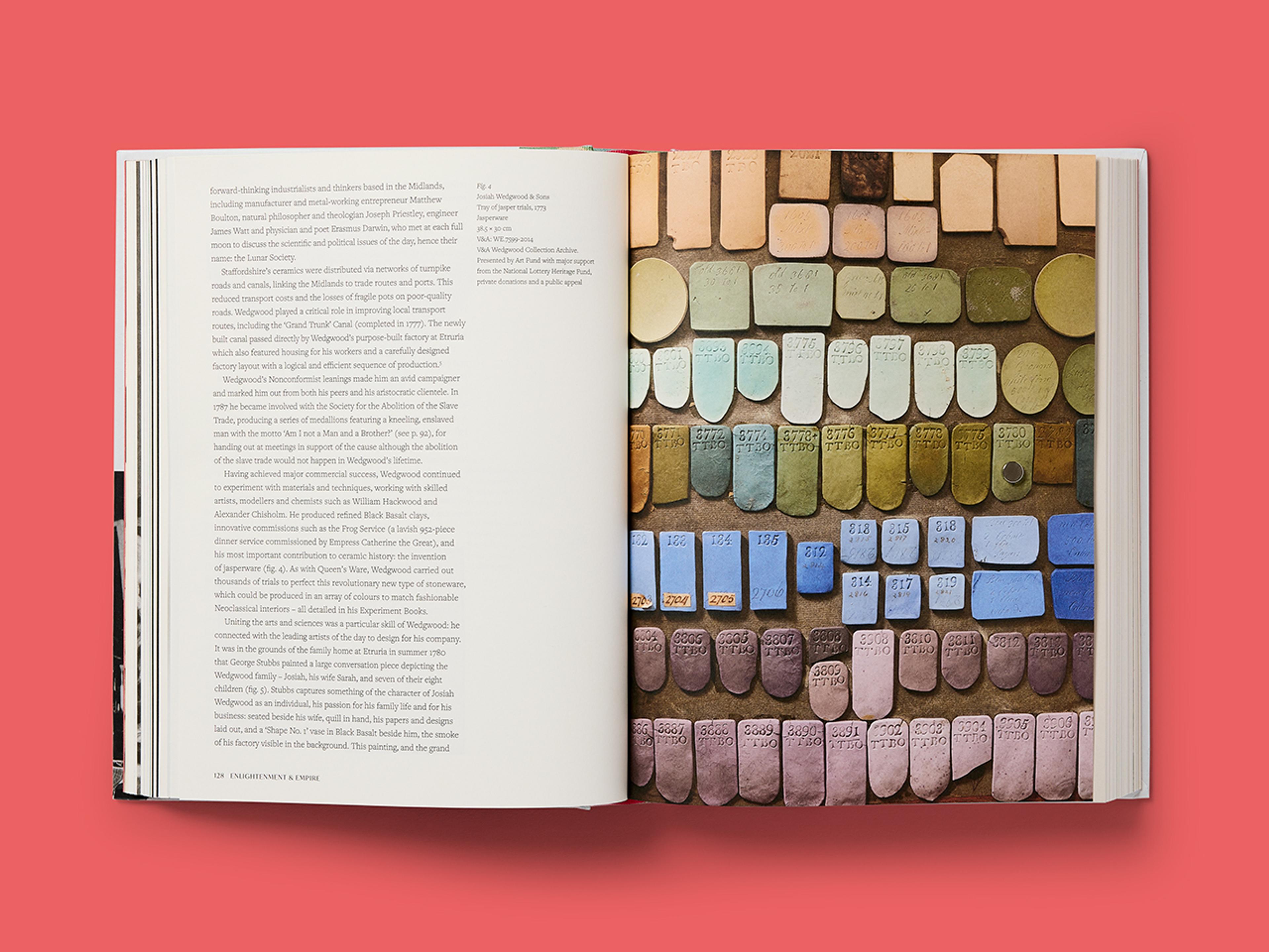 Open spread from Lives of the Great Makers.