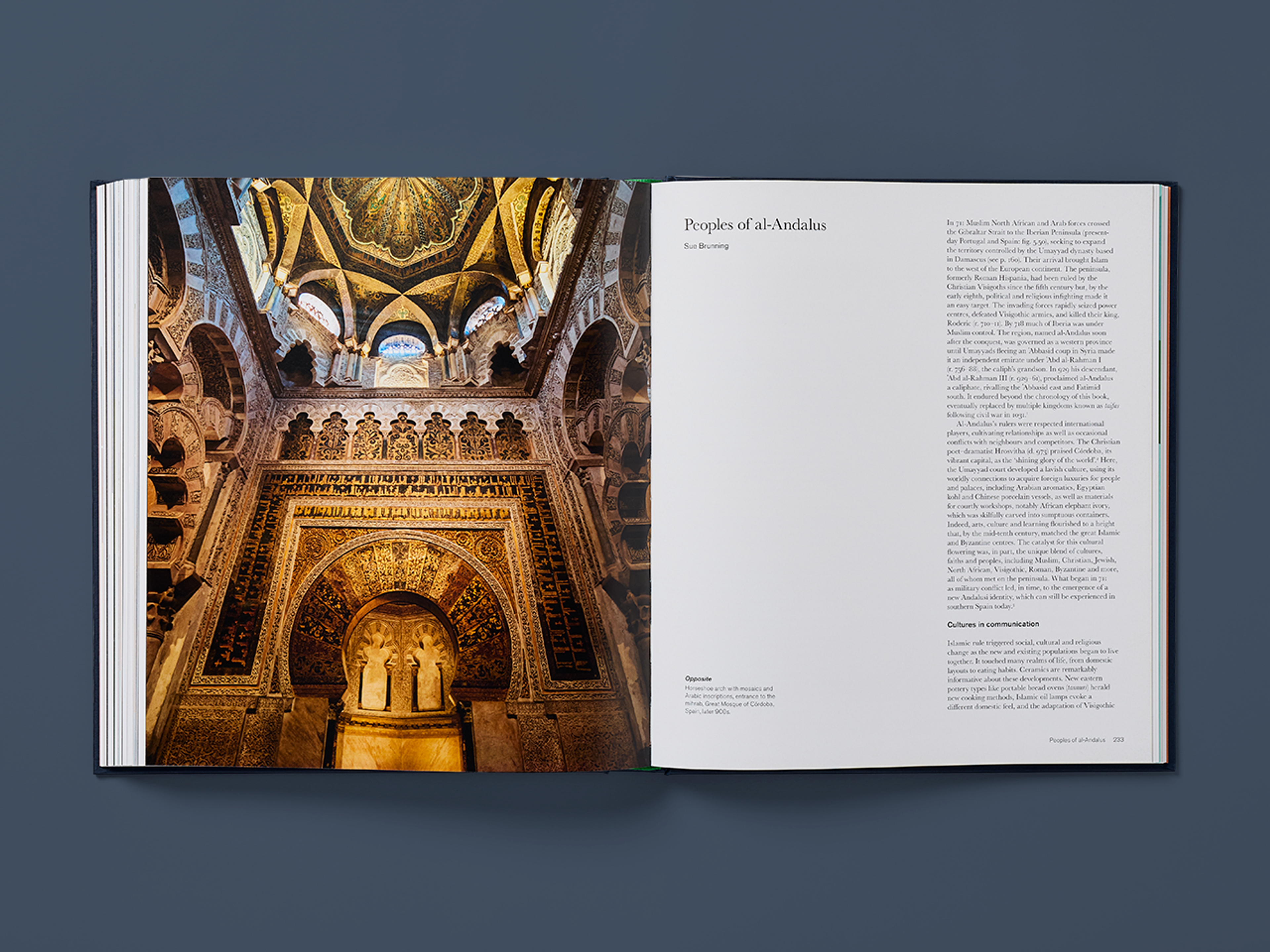 Open spreads from the Silk Roads with photography and explanatory text.