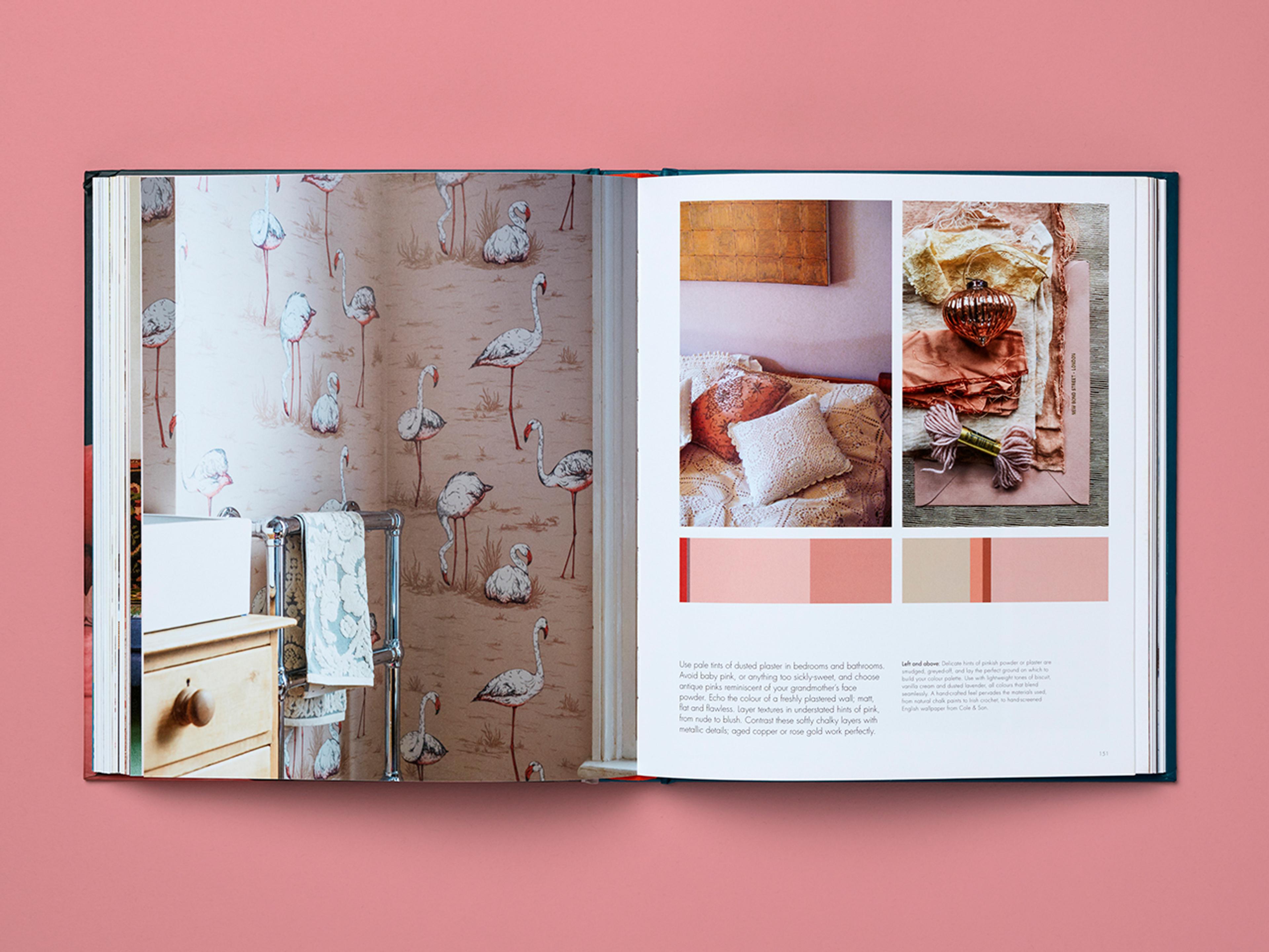 Open spread from the Love Colour/Love Pattern series.