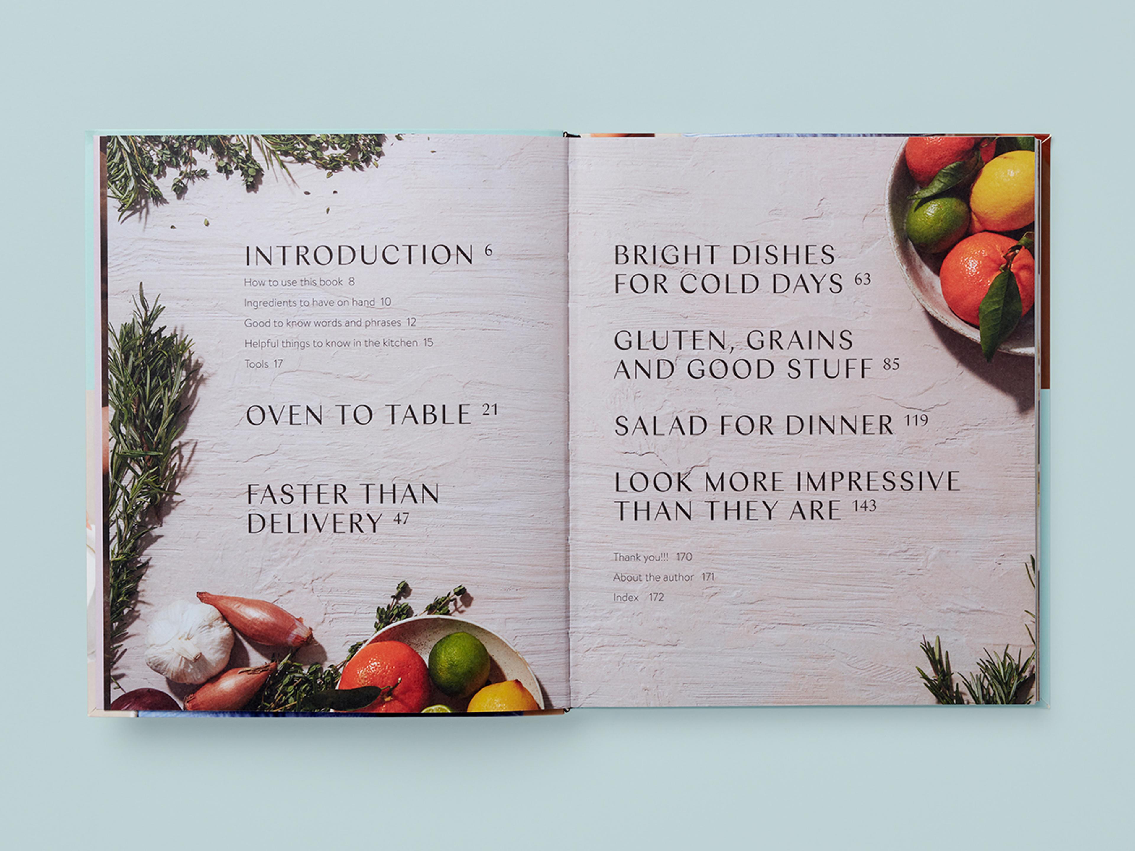 Open spread of the book Keeping It Simple.
