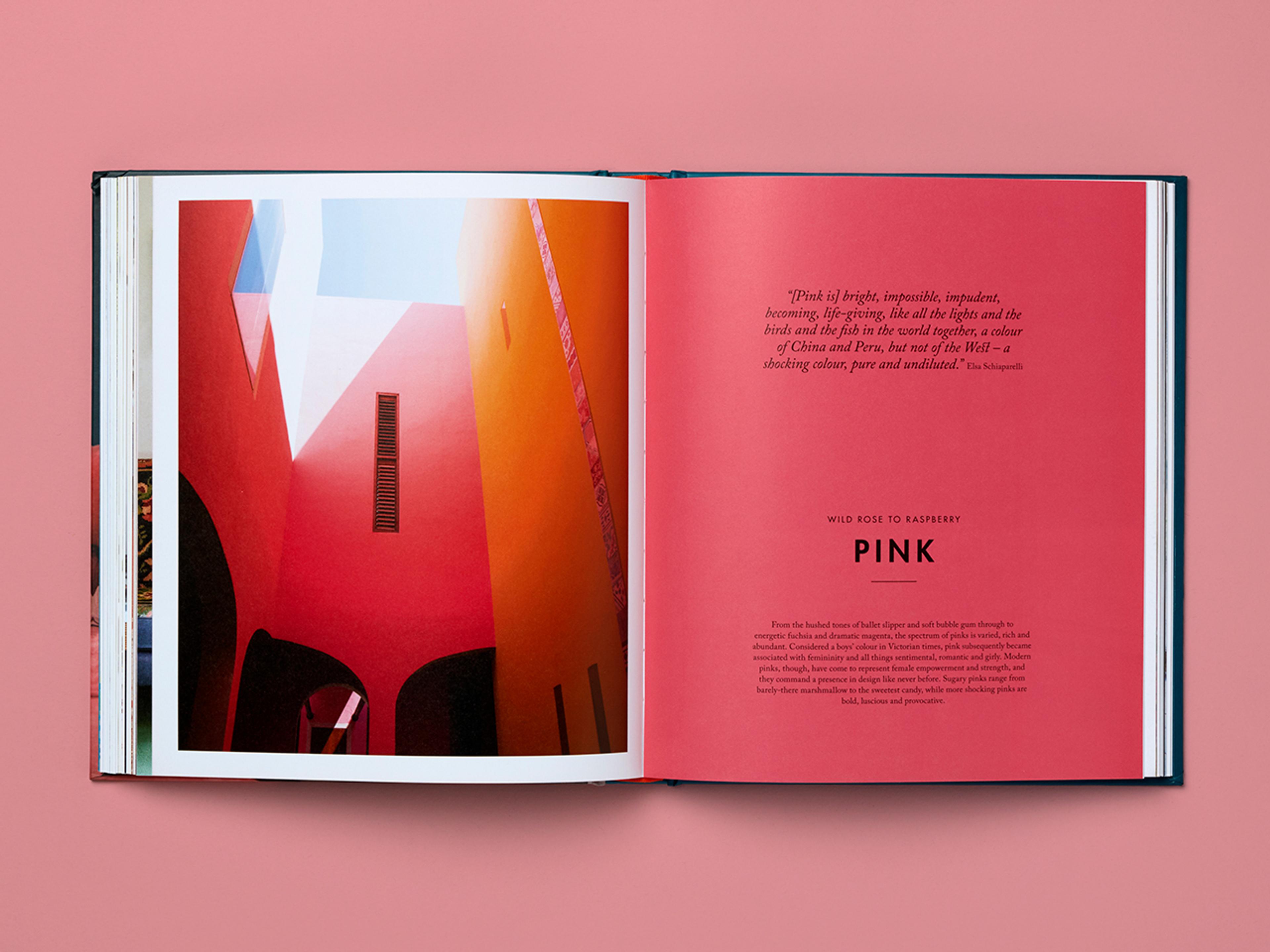 Open spread from the Love Colour/Love Pattern series.