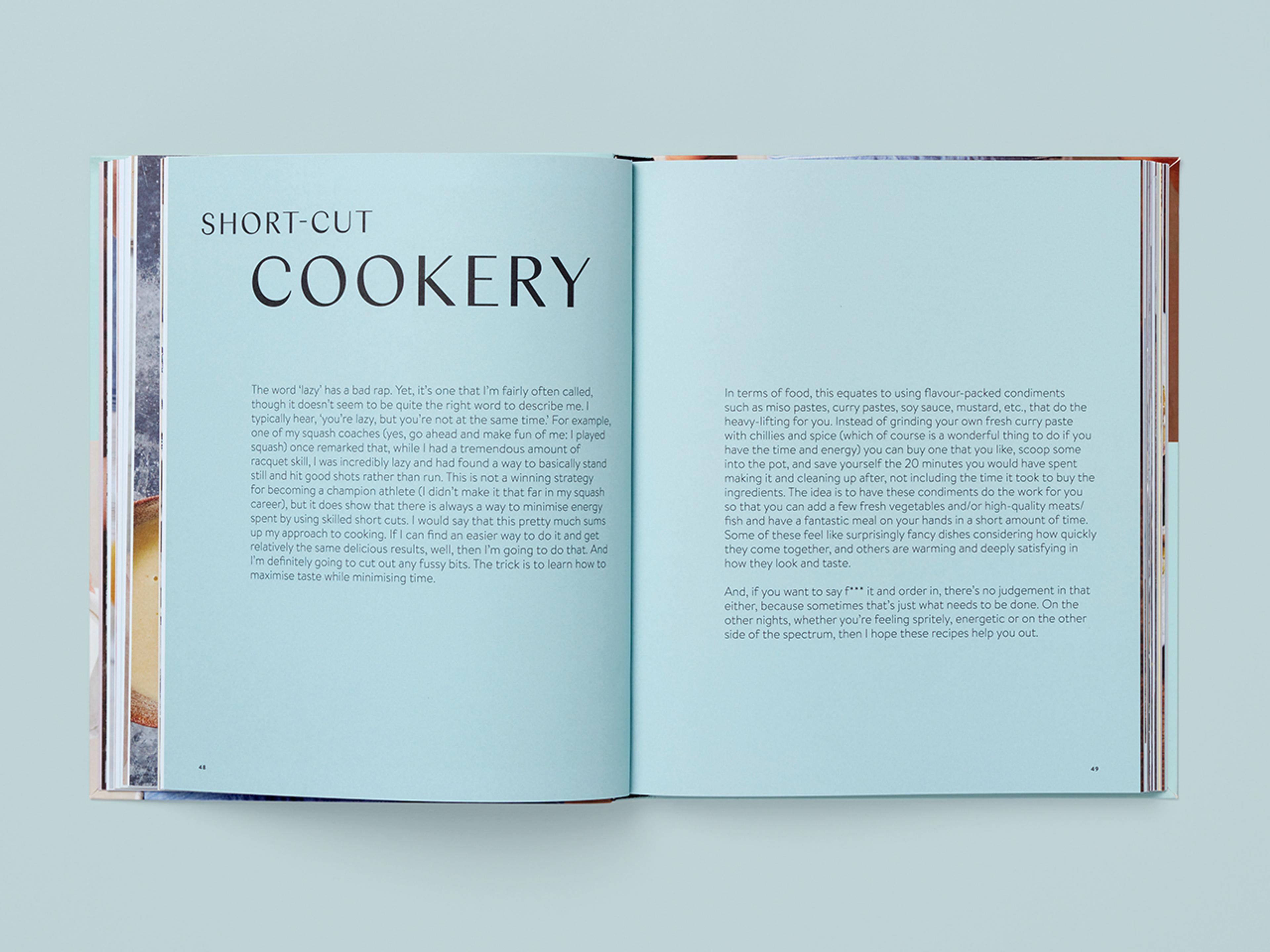 Open spread of the book Keeping It Simple.