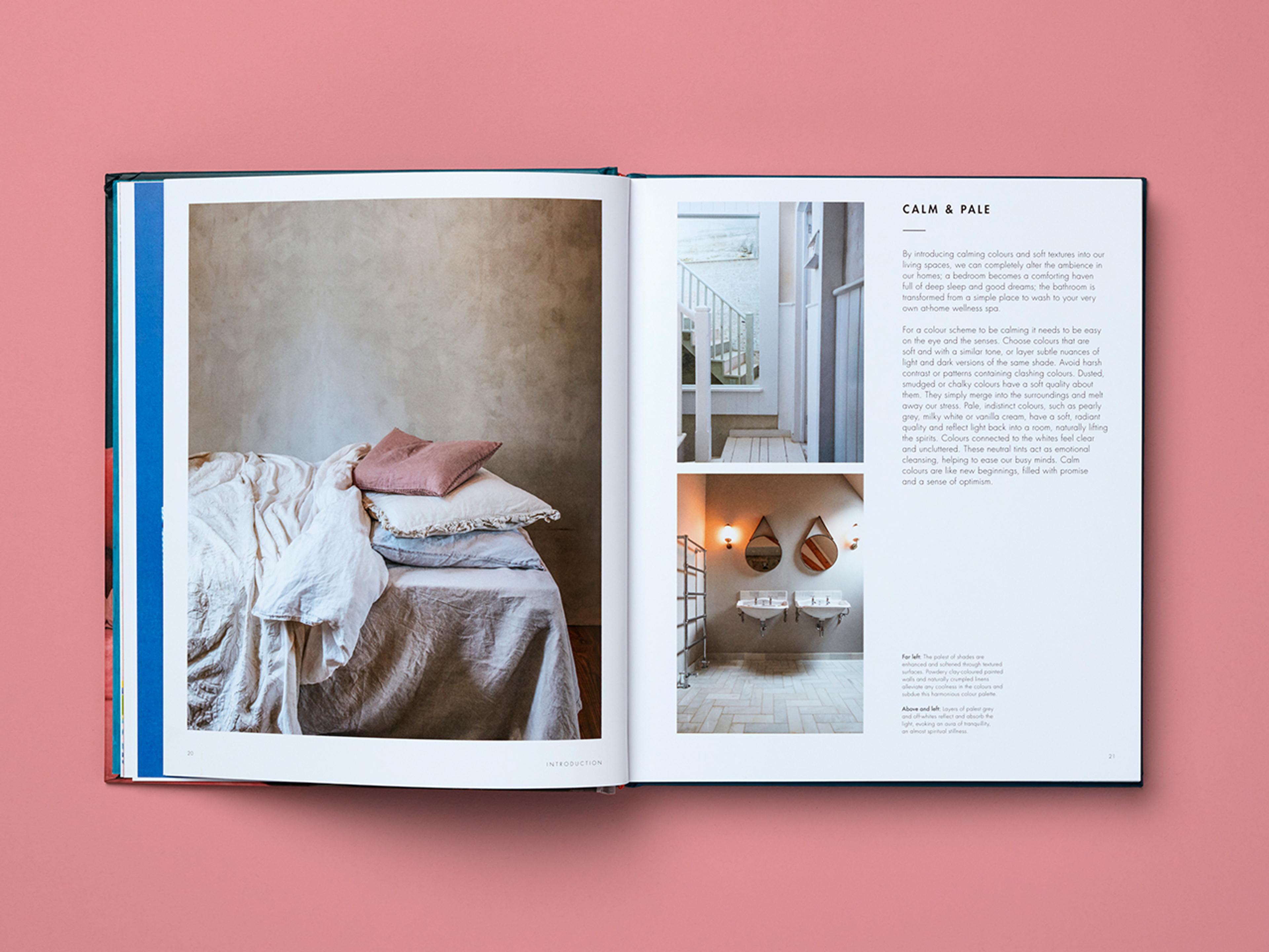 Open spread from the Love Colour/Love Pattern series.